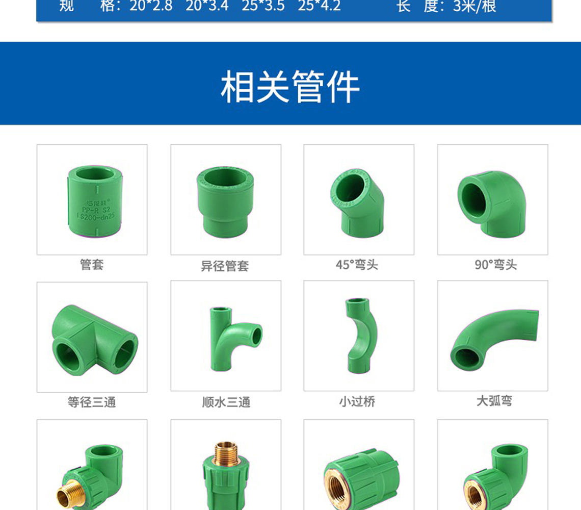 龍勝安居系列PPR水管