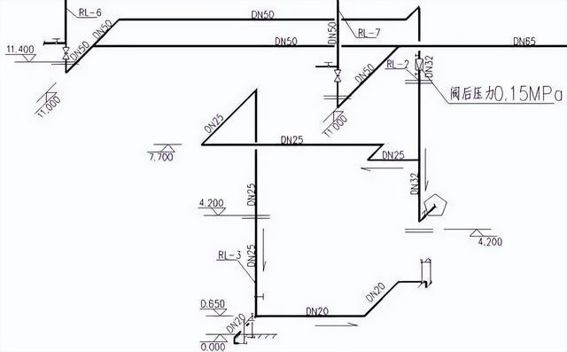 三層熱水回水系統圖實例施工，連十層圖紙都有！快快學習一波！